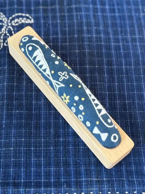 초보자를 위한 도미야 사시코 키트 수용성 이송 다용도 DIY 템플릿 패브릭 자수 공예용 실과 순수 용품 바늘 세트 스텐실, 04 Style 2, 1개