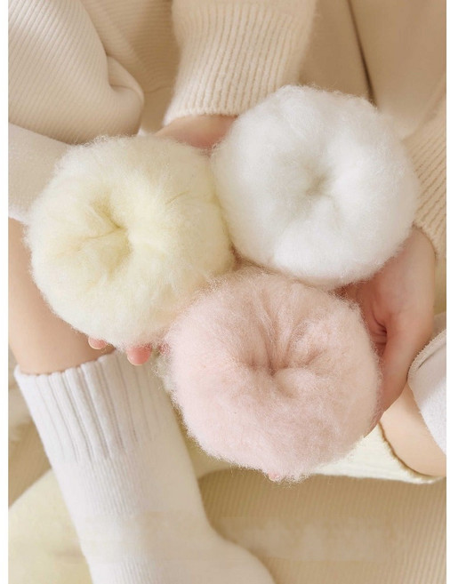 멋쟁이보물창고 여성용 캐시미어 가을 겨울 두꺼운 종아리 양말 수면 바닥 따뜻한 울 양말