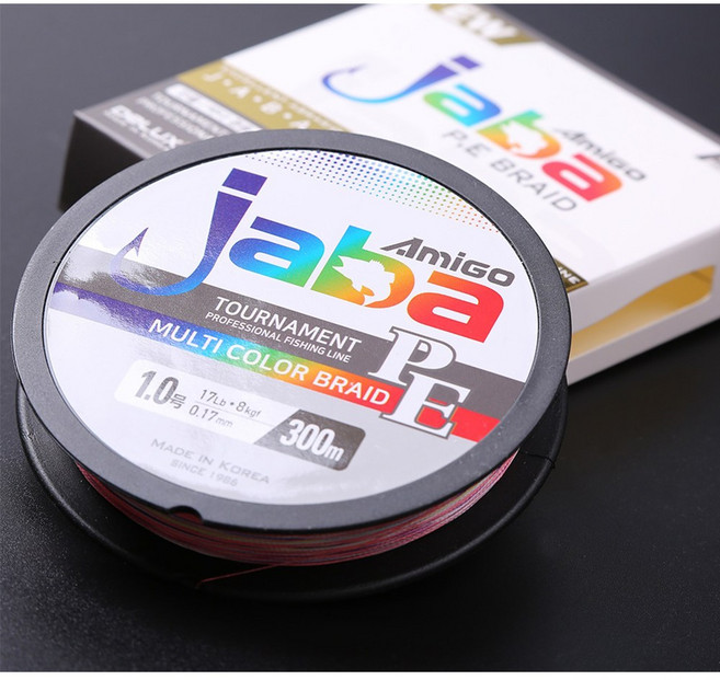 아미고 자바 x4 4합사 150m 멀티컬러 참돔 광어 쭈꾸미 갑오징어 합사, 1개