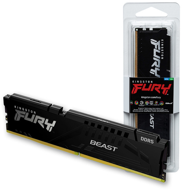 [공식수입사] 킹스톤 FURY DDR5-6000 CL30 Beast 블랙 16GB 코잇