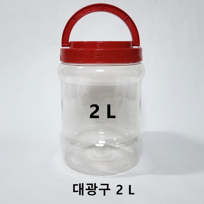 SD 플라스틱 용기 2L 광구 젓갈통 고추장통 된장통 매실통, 30개