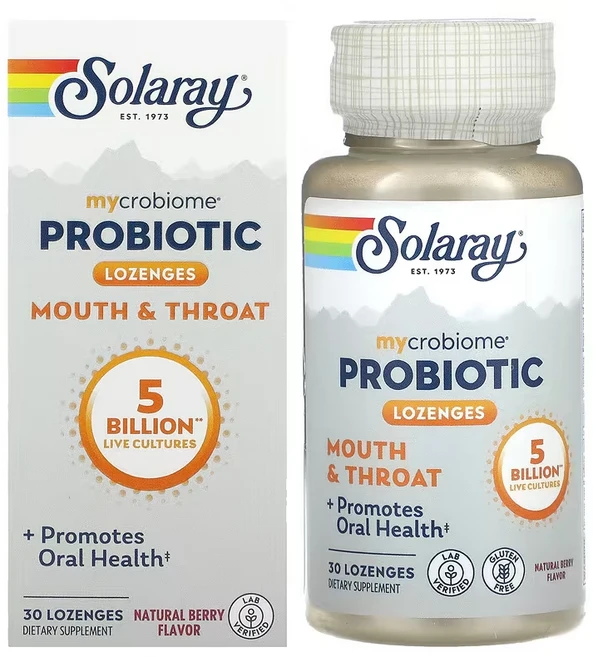 솔라레이 마이크로바이옴 유산균 50억 사탕 30정, 1개 - 쿠팡