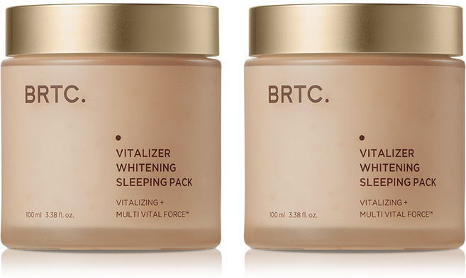 비알티씨 바이탈라이저 화이트닝 슬리핑 팩, 100ml, 2개