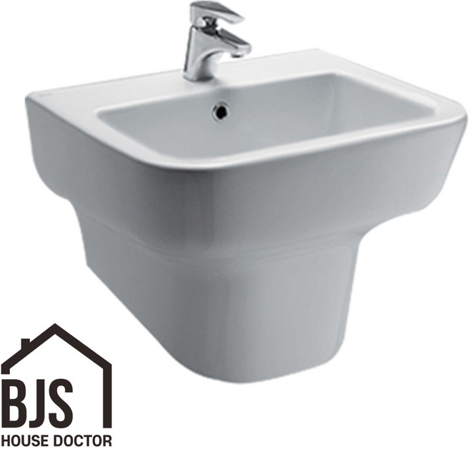 [반장들] 이누스 L674 원홀 일체형 반다리 세면대 전국방문설치 부속포함, 1개