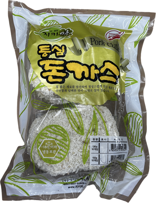 지키미 등심돈까스 1.5kg 냉동, 10개, 150g