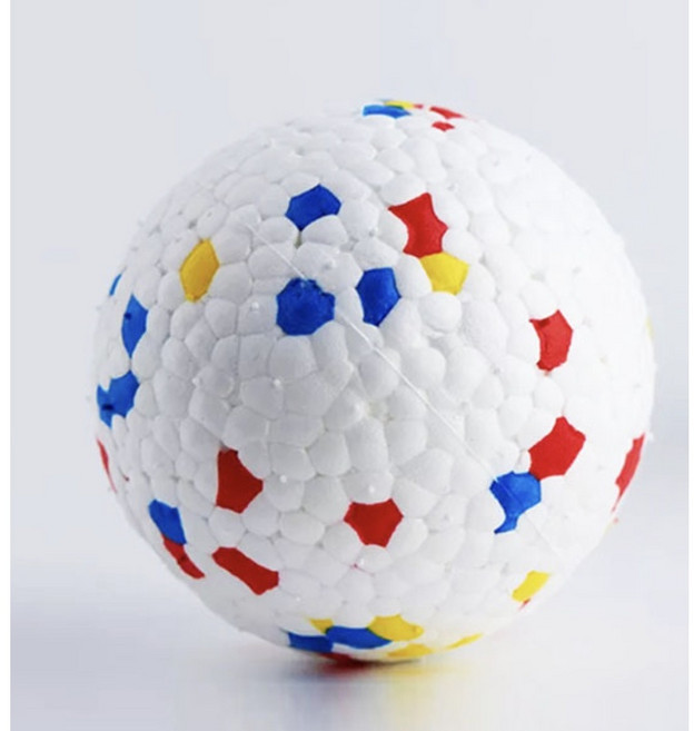 【超彈力 靜音不擾人】寵物球, 1個, 狗狗耐咬彈力球【S號】