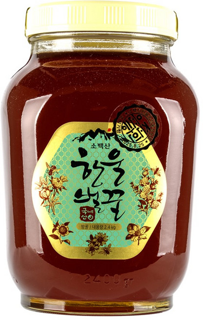 한울벌꿀 국내산 밤꿀 사양벌꿀, 기본포장 2.4kg, 1개, 2.4kg