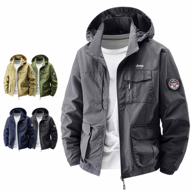 지프스피릿 아웃도어 워크웨어 멀티포켓 재킷 방풍 방수 속건 JP23011