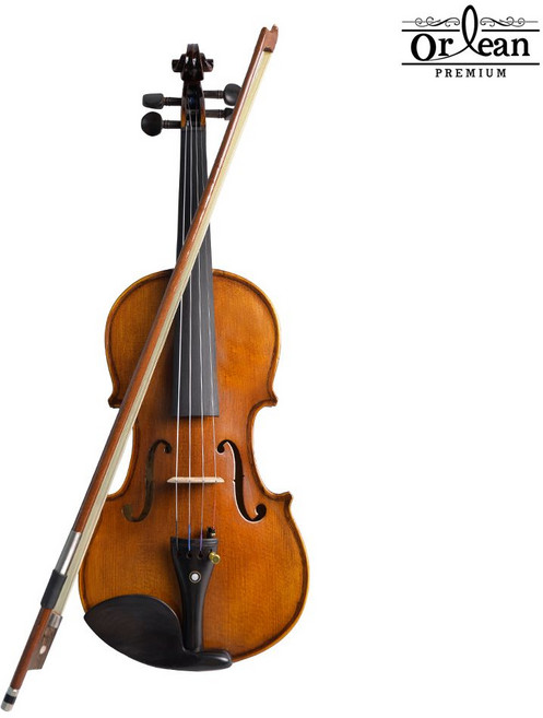 원목 바이올렌 연습용 레슨용 입문용 취미 어린이 방과후 초보자 바이올린 교육용 입문 유아 add*797Xb, 오를레앙 비기너 12, 1개