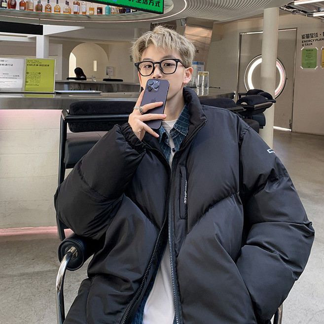 ANYOU 남자 겨울 패딩 도톰하고 따뜻 패딩 오버핏 패딩 점퍼