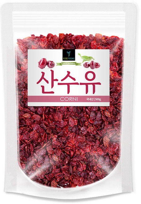 퓨어영 국산 산수유 500g 구례산, 1개