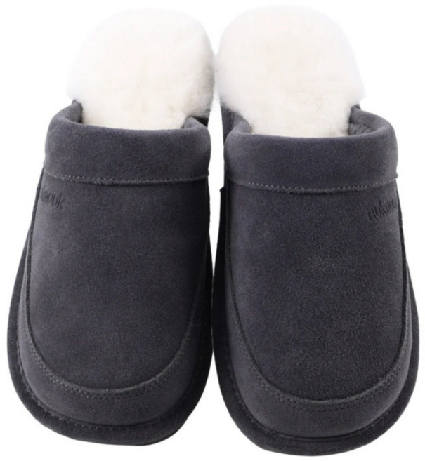 남성 슬리퍼 코스트코 겨울 소가죽 눅눅 양털슬리퍼