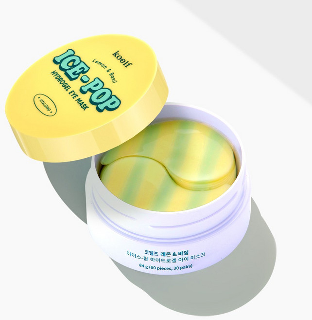 코엘프 레몬&바질 아이스팝 하이드로겔 아이패치, 60개입, 1개