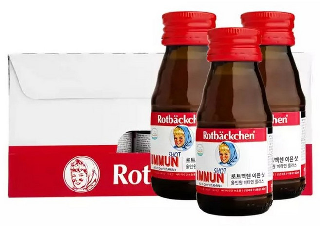 로트벡쉔 이뮨샷 액상 비타민플러스 60ml x 10병 멀티비타민, 10개