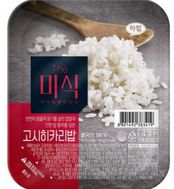 간편한 건강함 더미식 고시히카리밥, 180g