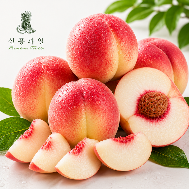 9위 - [딱2주만] 경산 초고당도 신비복숭아 대과, 1박스, 2kg(18과내외)