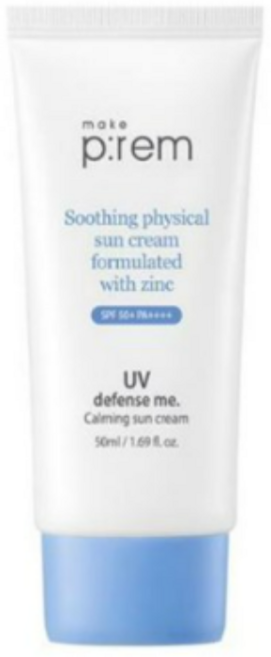 메이크프렘 유브이 디펜스 미 카밍 톤업 선크림 50ml, 1개