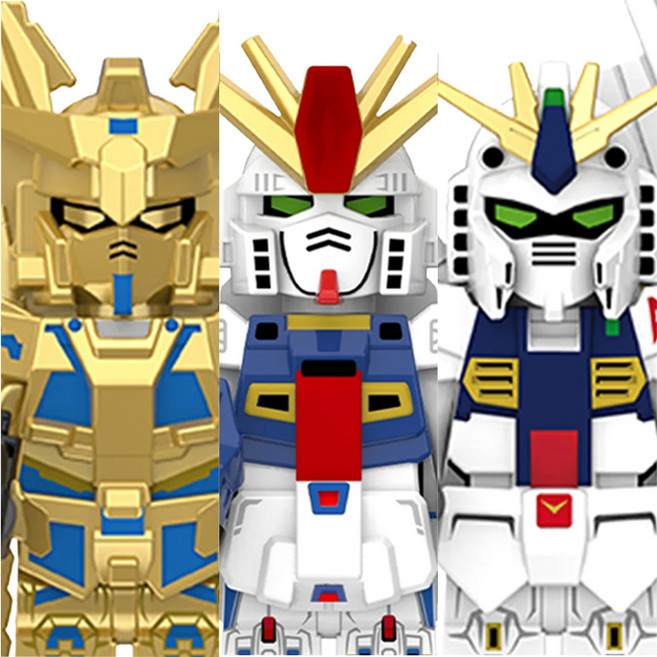 건담 업그레이드 피쳐 3종 로보트 호환블록 브릭미니피규어 수집/장식/전시용 키덜트아이템, GD0204. 건담 업그레이드 피쳐 3종 세트, 1개, GD0204. 건담 업그레이드 피쳐 3종 세트(로켓)