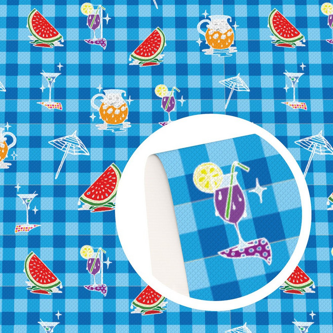 식품 주스 커피 비스킷 케이크 인쇄 합성 인조 가죽 시트 DIY 활 공예 선물 장식 비닐 20x33cm, 1142418, 1개