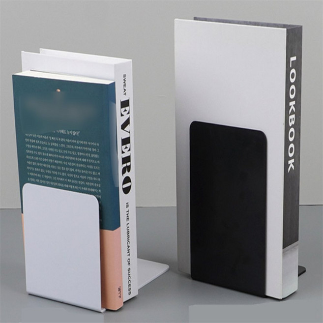 득템골라 북엔드 1P 휴대용북스탠드, 블랙