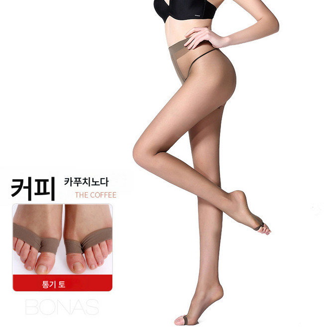 5쌍 15D여름슬림토오픈양말여성스타킹섹시팬티스타킹노라인