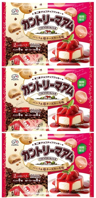컨트리맘 초코칩쿠키 바닐라 8개입 & 딸기 치즈 케이크 맛 8개입, 3개 - 쿠팡