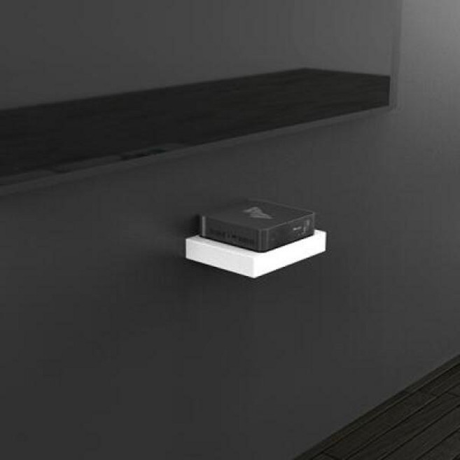 아트박스/저스트월 무지주 미디어 선반 25(2종/택1), 블랙(D20)