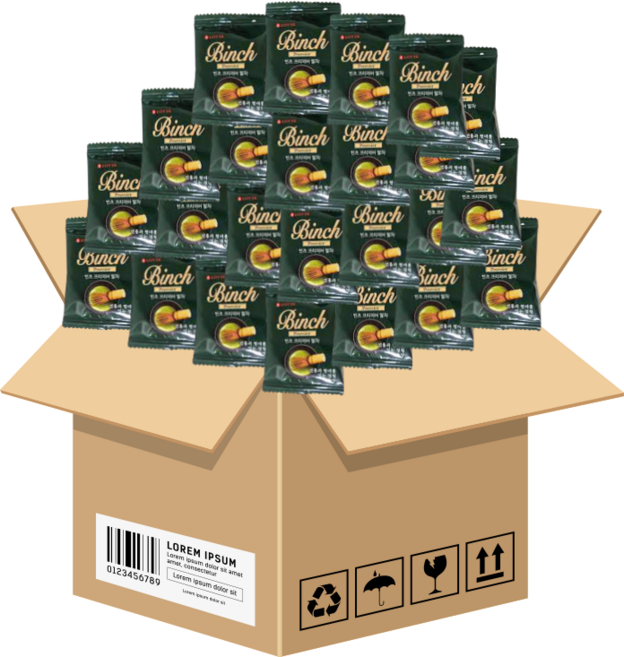 롯데 빈츠 말차 신제품 (개별포장), 192개