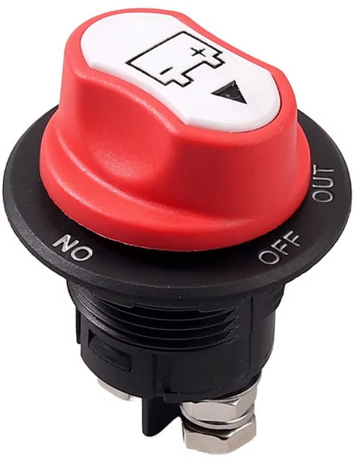킹콩 자동차 100A 12v 24v 48v 배터리차단기 킬스위치 방전방지 밧데리 전원차단기, 1개, 95L
