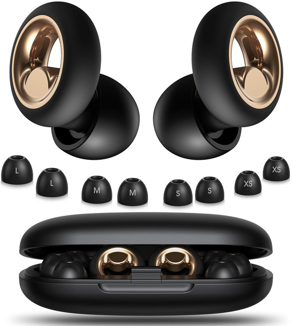 Zaxnouvi 소음 차단 수면 귀마개 실리콘 다용도 이어플러그, 1쌍, 1세트