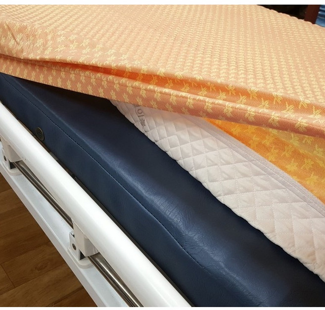 입원실용 병원침대커버 - 0104 단풍 오렌지 (싸개형커버)