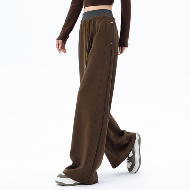 스토리원 여성 밴딩 배색 트레이닝 팬츠 WM-SSBT071