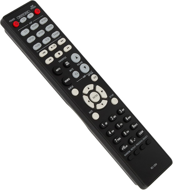 데논 앰프 DCD-600NE PMA-600NE PMA-1600NE DCD600NE PMA600NE PMA1600NE CD 플레이어에 적합한 RC-1234 리모컨 교체