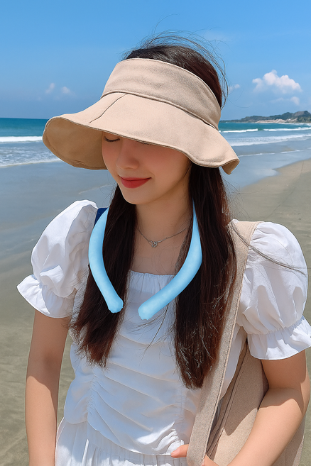 여름 필수 아이스 넥쿨러 아이스 넥밴드 쿨카라, 쿨화이트, 1개