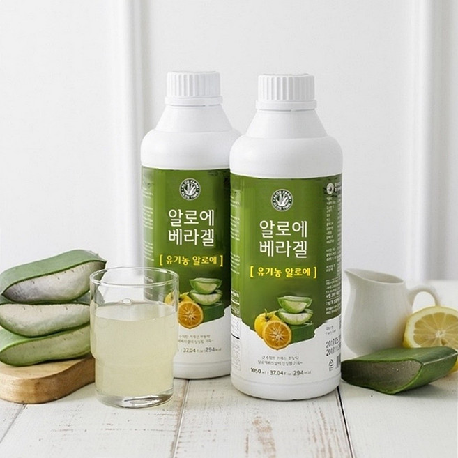 올댓리빙 유기농 알로에베라겔 알로타임 순수생알로에 1050ml, 1.05L, 1개