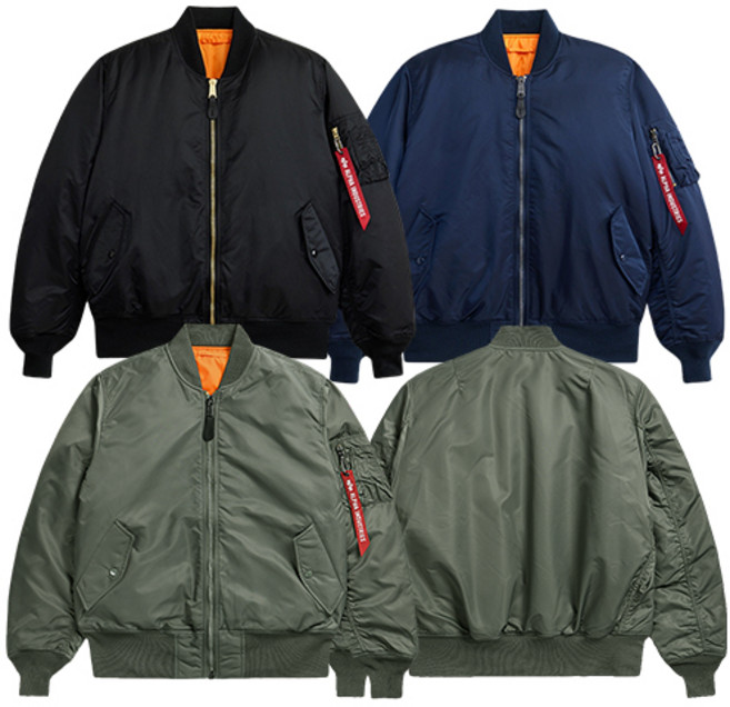 알파인더스트리 M1-1 봄버 항공점퍼 자켓 경량패딩 남여공용