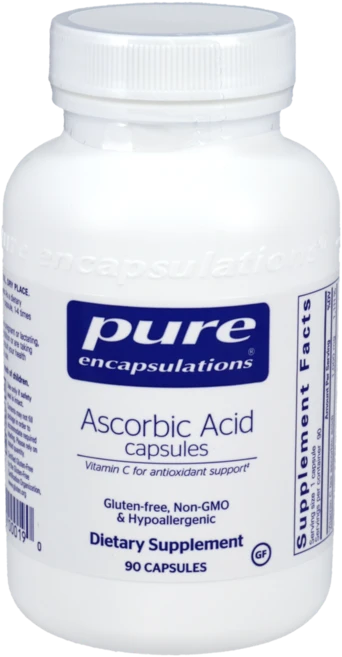 퓨어인캡슐레이션 아스코르빅 애시드 아스코르브산 비타민C 캡슐 90정, 1개 - 쿠팡