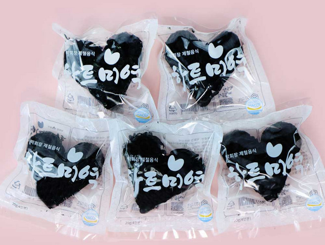 박회장 하트 미역 낱봉20g x 5 100g (5개), 20g, 5개