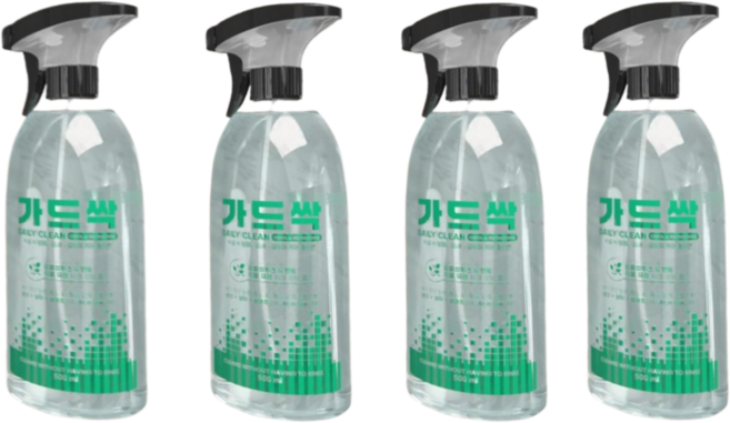 가드싹 욕실 배란다 변기 청소 스프레이 곰팡이제거제, 1박스, 2L