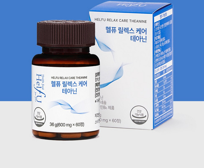 헬퓨 세로토닌 테아닌 영양제 수면 스트레스, 30정, 1개