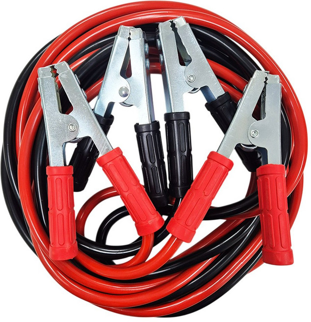 믿추 자동차 점프선 5M 배터리 점프 케이블 3000AMP, 1개