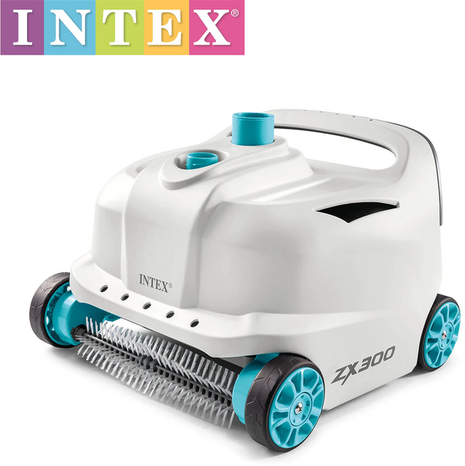 인텍스 28005 ZX300 디럭스 자동 청소기 수영장 자동흡입 인덱스 수중 청소 오토 로봇형 클리너, 1개