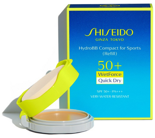 시세이도 BB컴팩트 포 스포츠 파운데이션 쿠션 파데 교체용(리필), 미디엄다크, 1개