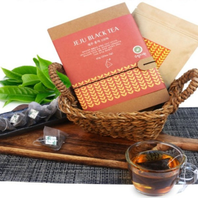 [제주도품질인증] 제주 유기농 홍차티백40g(2g*20ea), 1개, 단품