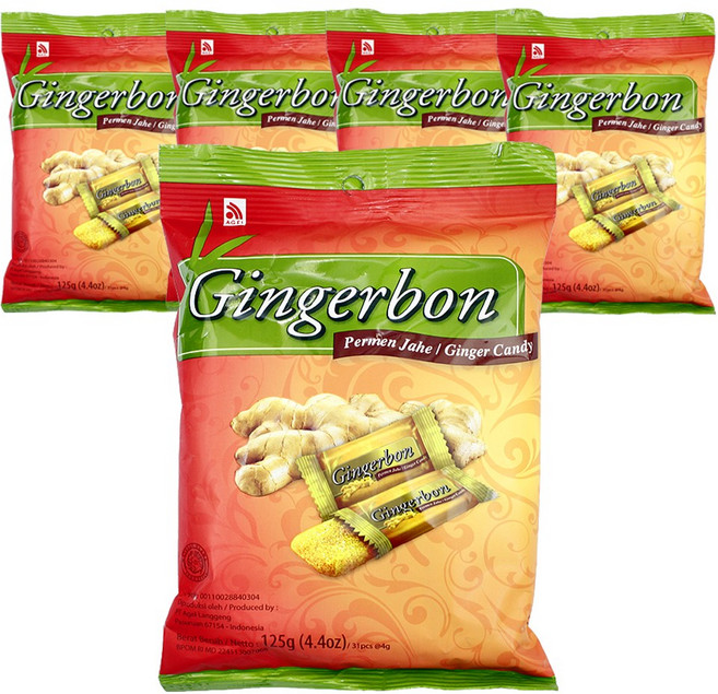 진저본 생강젤리, 125g, 5개