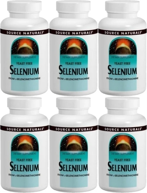 Source Naturals 소스내추럴스 셀레늄 200mcg 테블릿, 6개, 60정, 60정 - 쿠팡