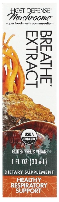 호스트 디펜스 유기농 머쉬룸 브리드 익스트랙트 30ml (1fl oz) 1개 - 쿠팡