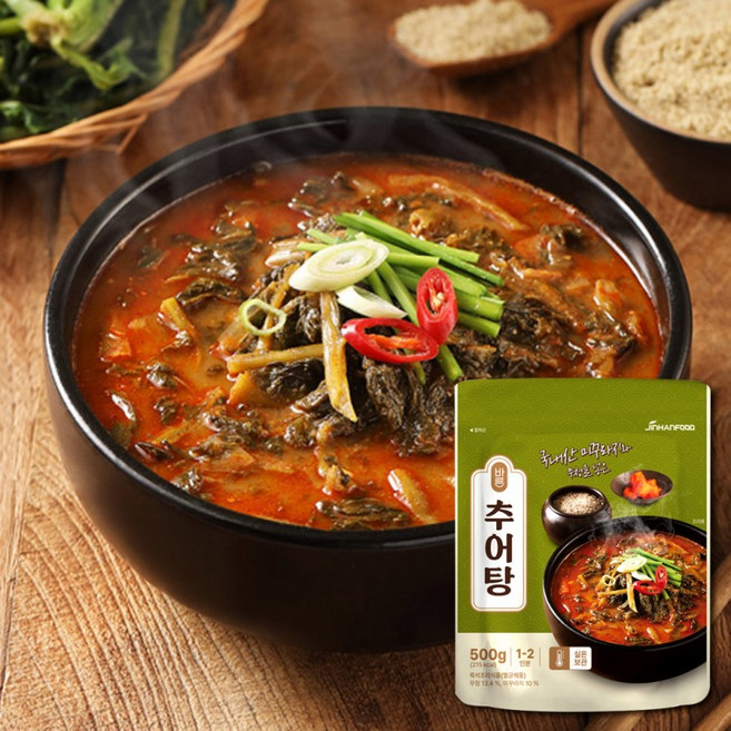 국내산 얼갈이추어탕 500g 활미꾸라지 경상도식 맑은추어탕, 1개