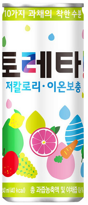 토레타 이온음료, 240ml, 5개