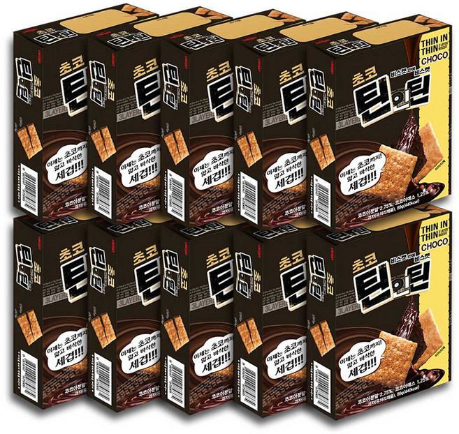 틴인틴 초코 89g, 10개